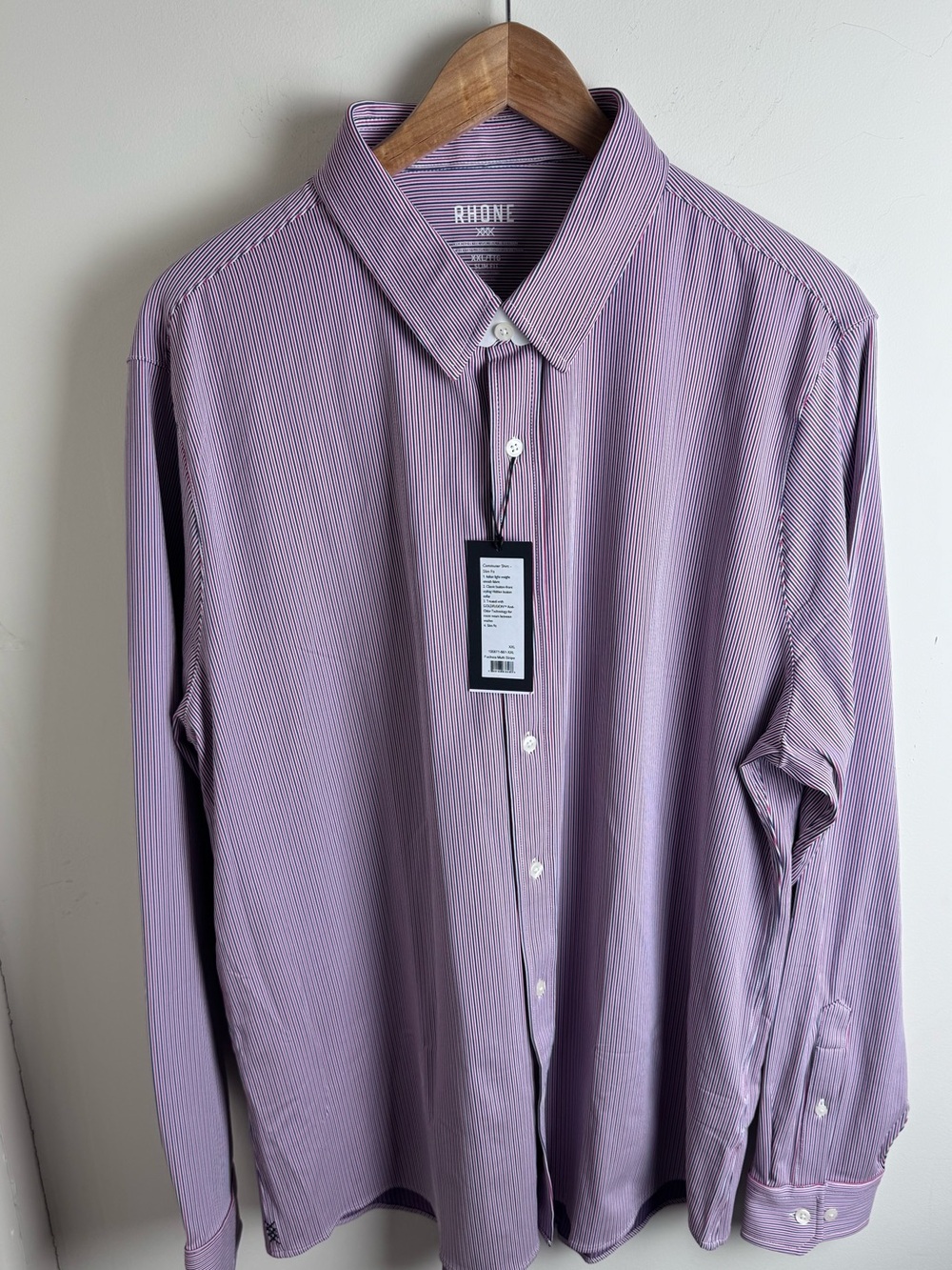 Rhone Commuter Shirt Slim Fit Long Sleeve NWT Size XXL